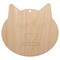 Cat Face Unfinished Craft Wood Holiday Christmas Tree DIY Pre-Drilled Ornament